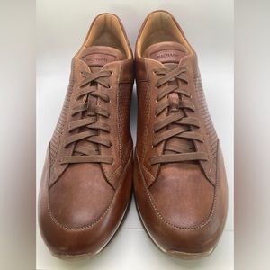 MAGNANNI Brown Leather Sneakers Casual Shoes Men’s Size US 15M Made In Portugal